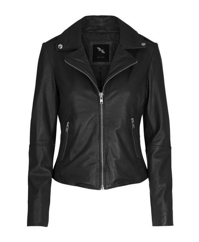 

Куртка с прямой большой застежкой-молнией 10576 Btfcph, черный