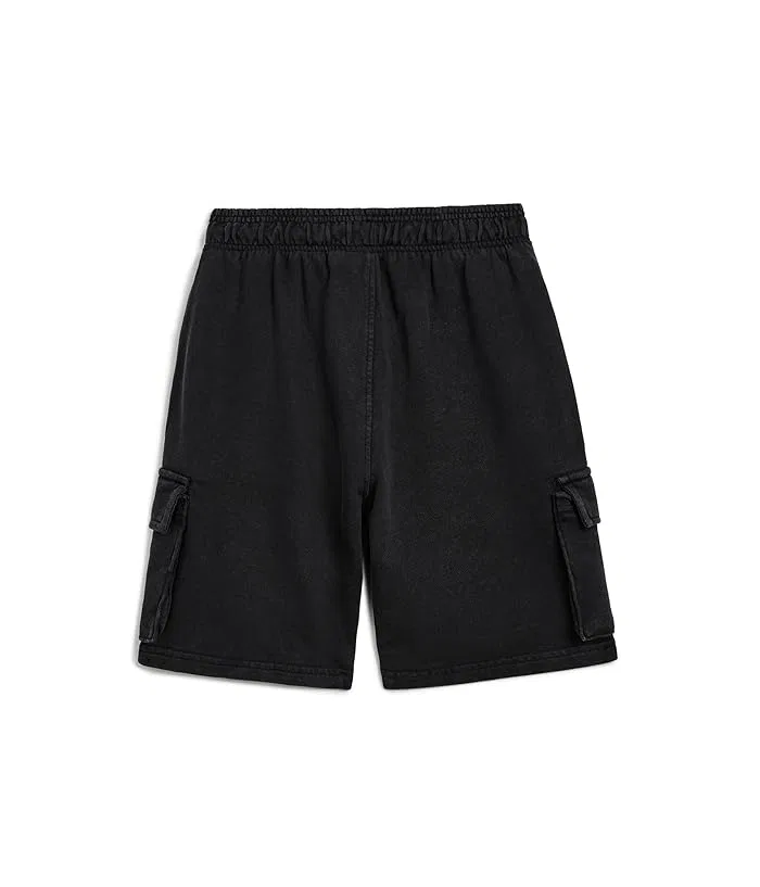 Шорты из французского терри PUMA Kids Vintage Moto, Black - Cargo — фото 2