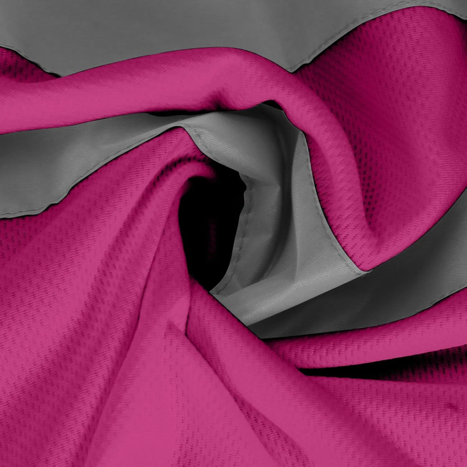 Футболка сигнальная с светоотражающими полосами, дышащая сетка, Hot Pink — фото 3