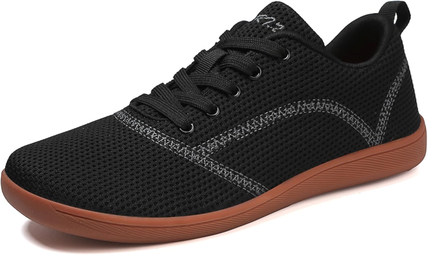 

Кроссовки RUMPRA для мужчин и женщин с широким носком, минималистичные, нулевая подошва, гибкая подошва для спортивной и повседневной носки, черный