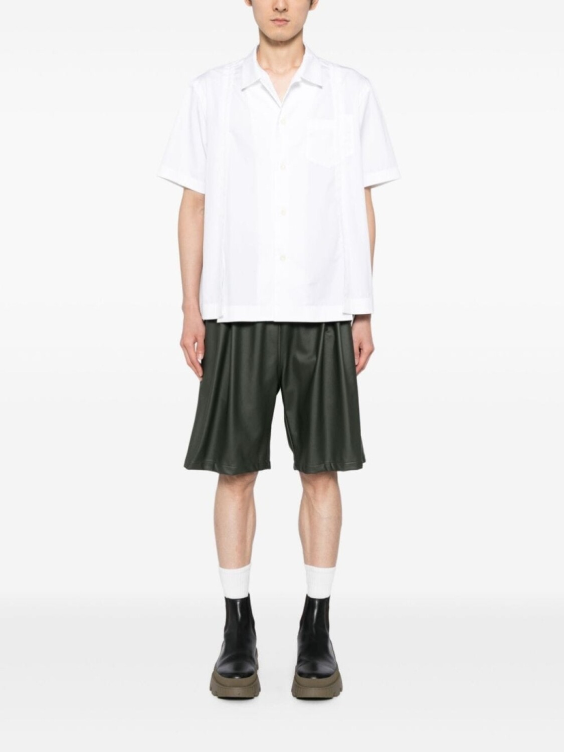 

Sacai поплиновая рубашка, белый