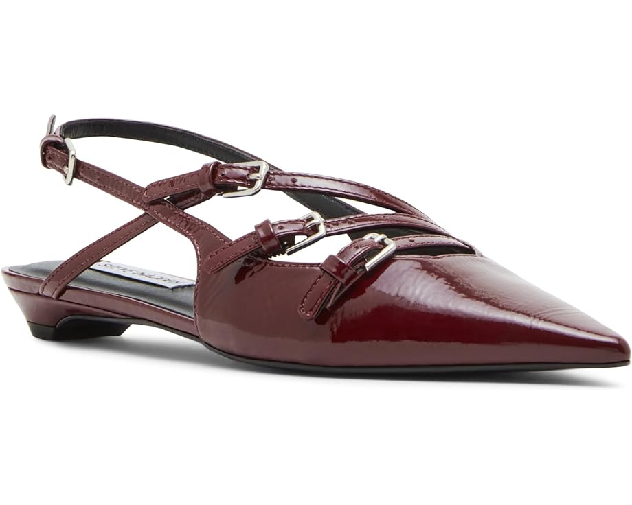 

Туфли на плоской подошве Steve Madden Peony, цвет Burgundy Patent