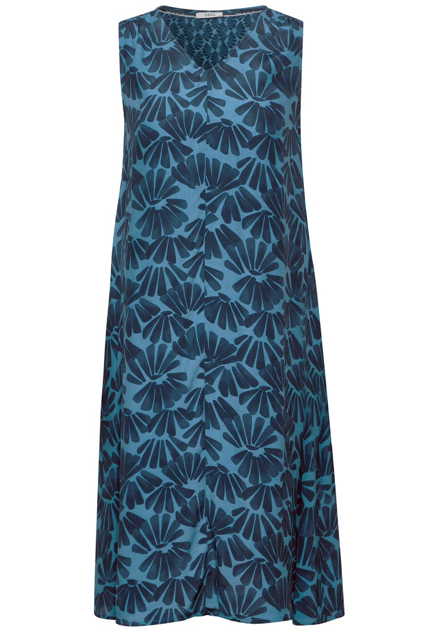 

Летнее платье CECIL Summer Dress, цвет marine blue/light blue