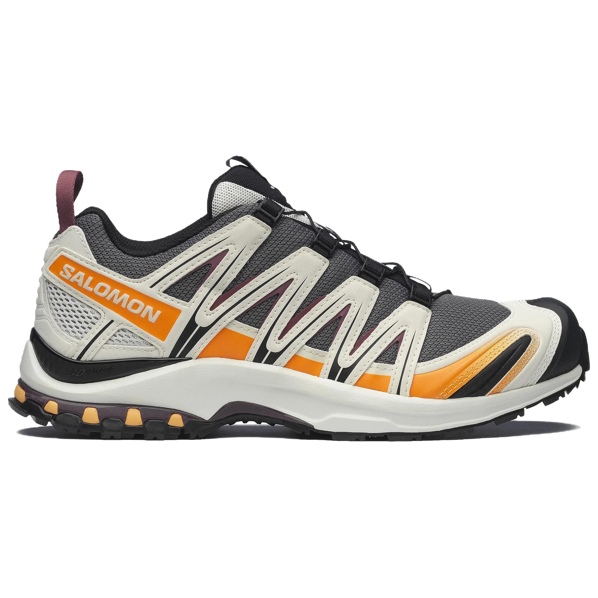 Кроссовки для трейлраннинга Casual Unisex XA PRO 3D из 100% резины Contagip черные SALOMON, черный бежевый — фото 3