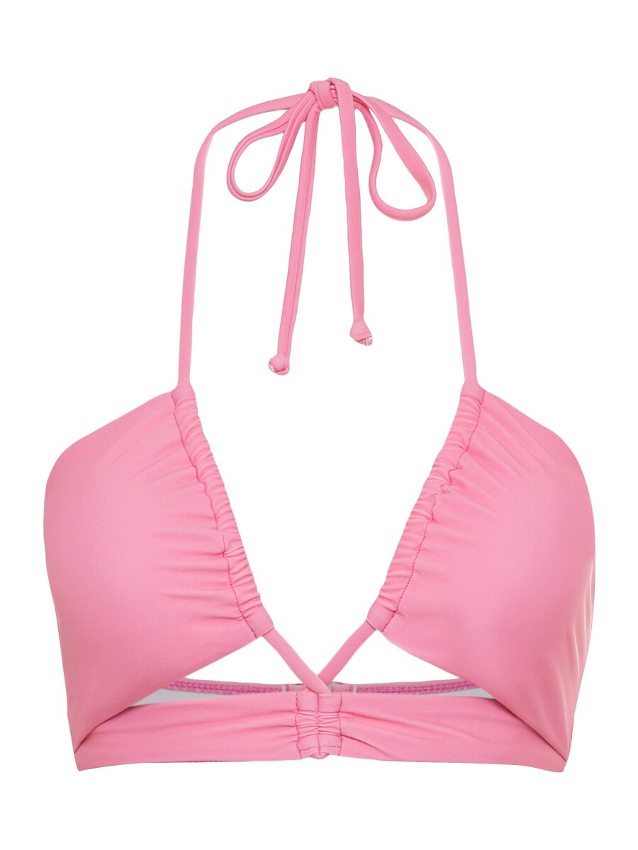 

Бикини-топ с высоким воротом LSCN by LASCANA Bikini Top Gina, розовый