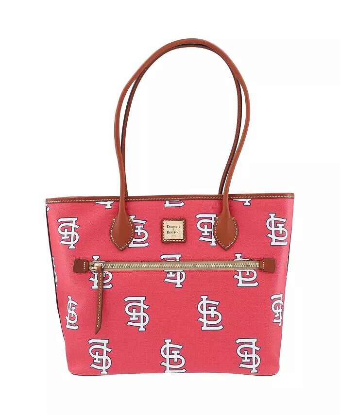 

Женская спортивная сумка-тоут с монограммой St. Louis Cardinals Dooney & Bourke, красный