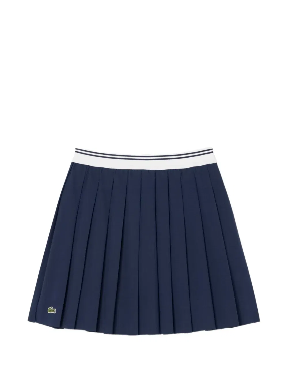 Плиссированная юбка с логотипом Lacoste, синий