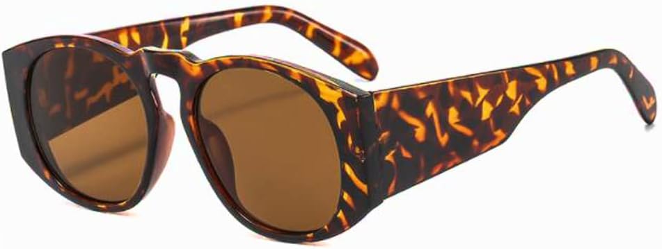 

Солнцезащитные очки для женщин с широкими дужками, крупной оправой, овальной формы, с защитой от УФ-излучения, с возможностью индивидуального заказа Weloveushop, Tea Bean Flower