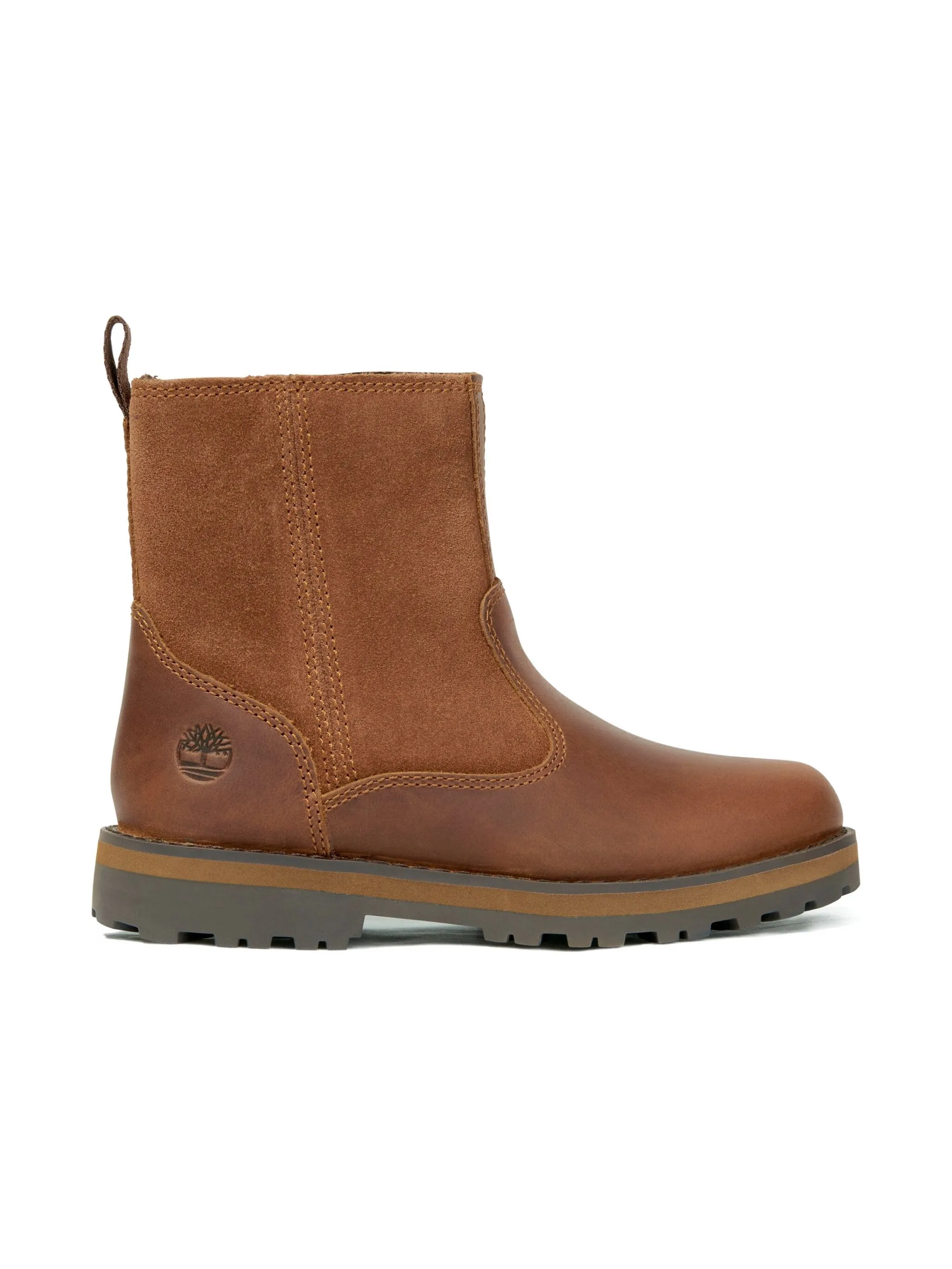 Ботинки со вставками Timberland Kids, коричневый — фото 2