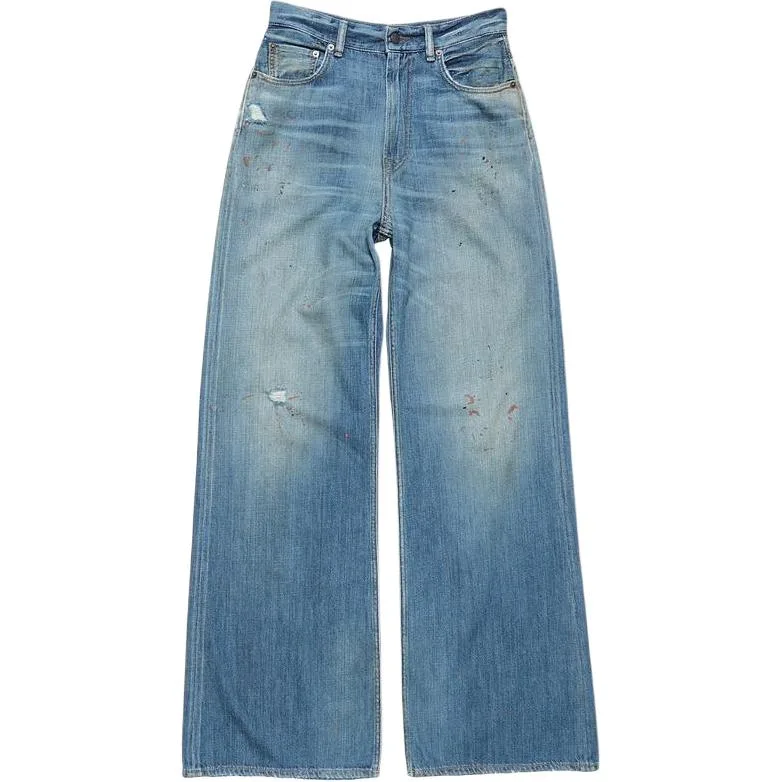 Джинсы с лого-патчем Acne Studios, Medium Blue Pants Length 32