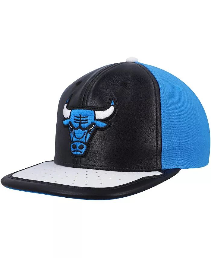 

Мужская черно-белая бейсболка Chicago Bulls Day One Snapback Mitchell & Ness
