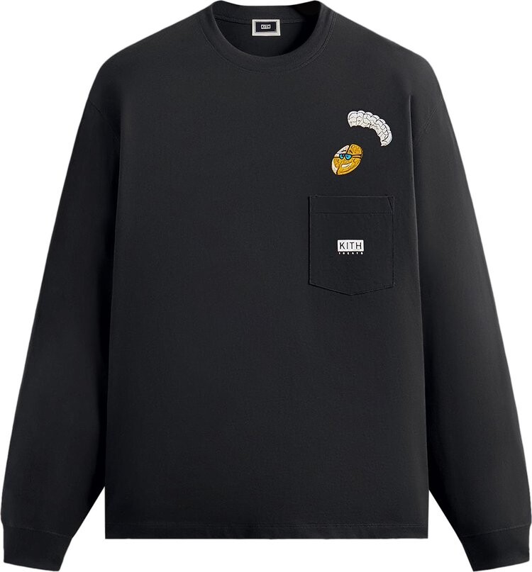 

Футболка Kith Treats Parade II Long-Sleeve Pocket 'Black', черный