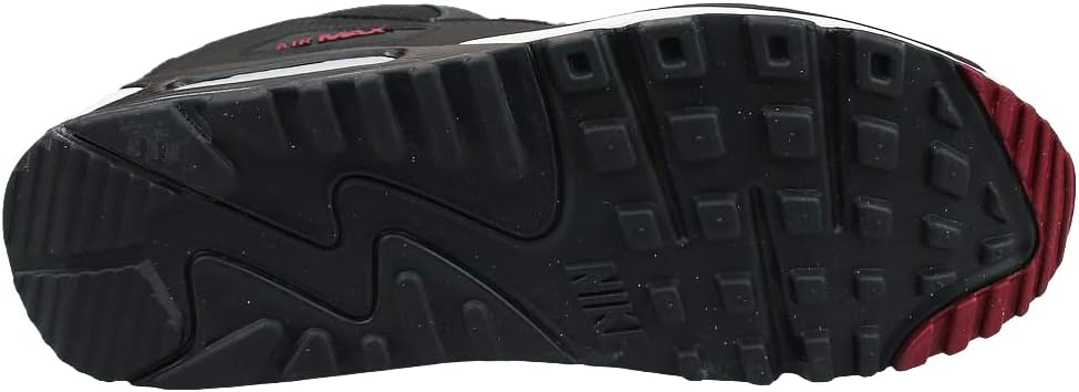 Мужские кроссовки NIKE Air Max 90 PRM, черный/красный — фото 4
