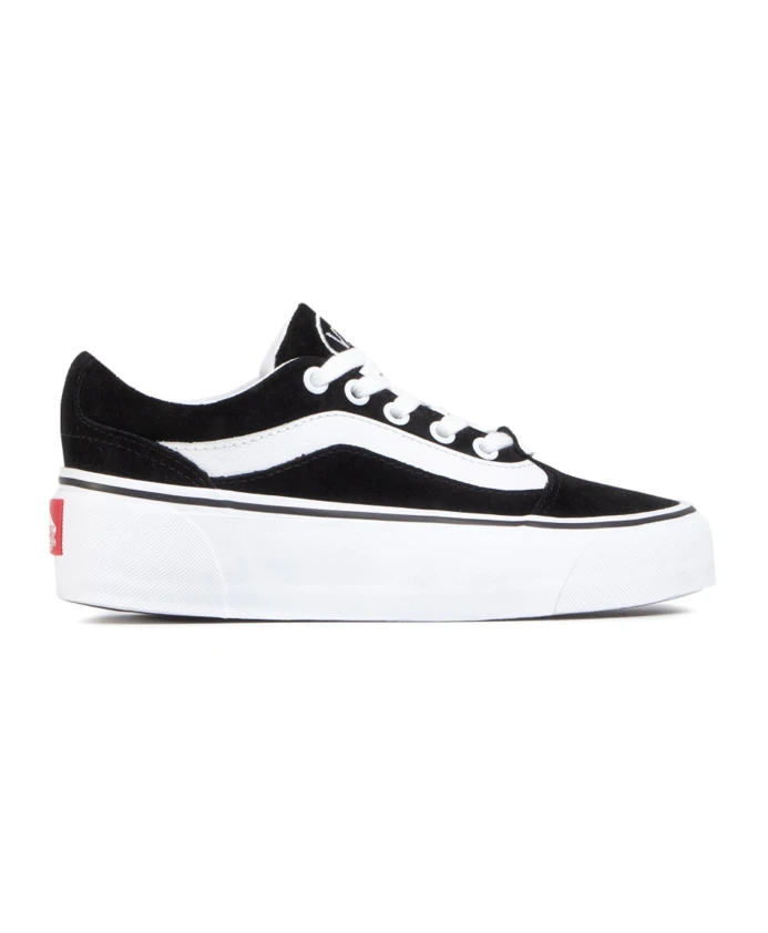Кроссовки повседневного стиля из замши Vans, черный