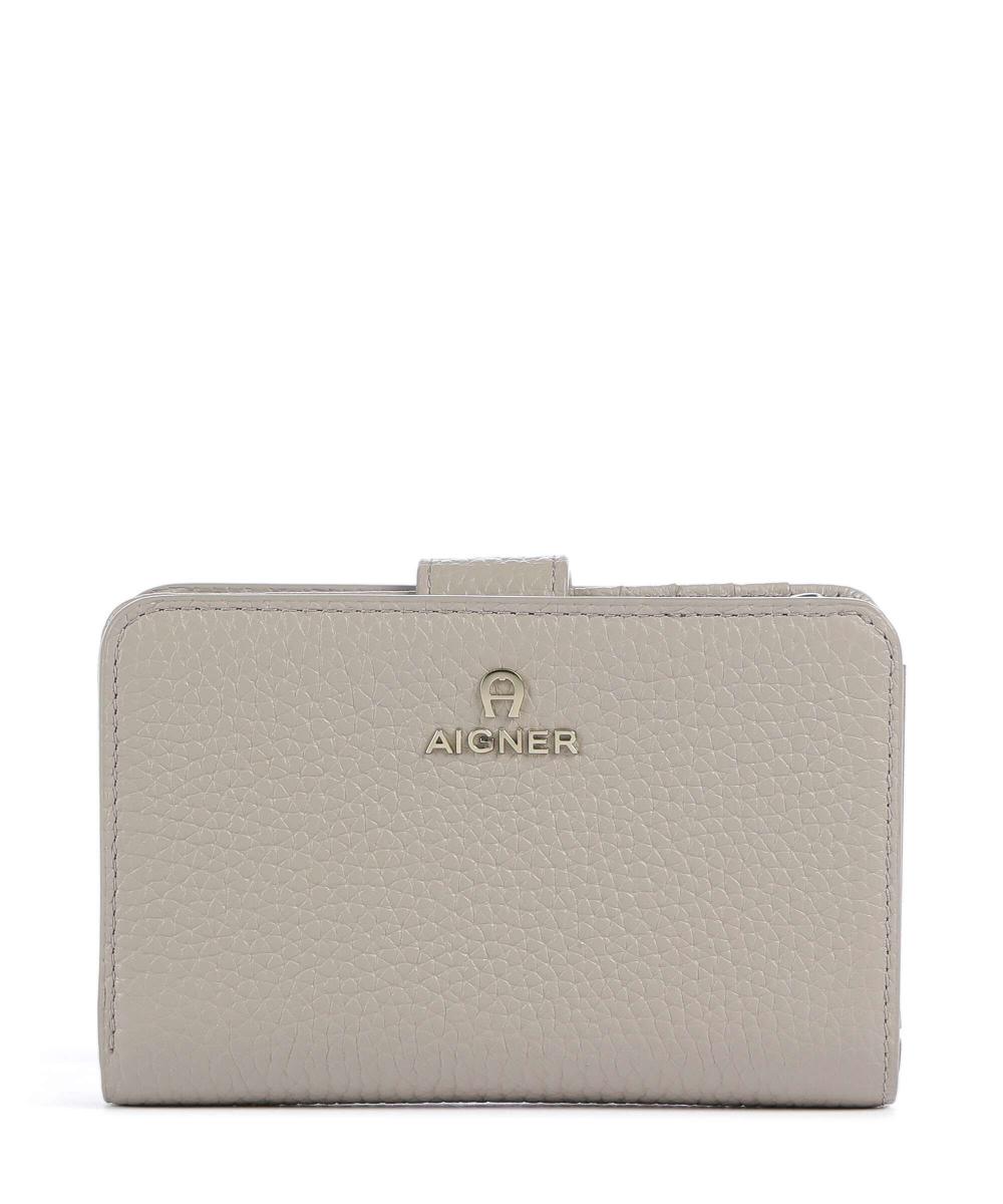 

Кошелек Ivy из зернистой яловой кожи Aigner, бежевый