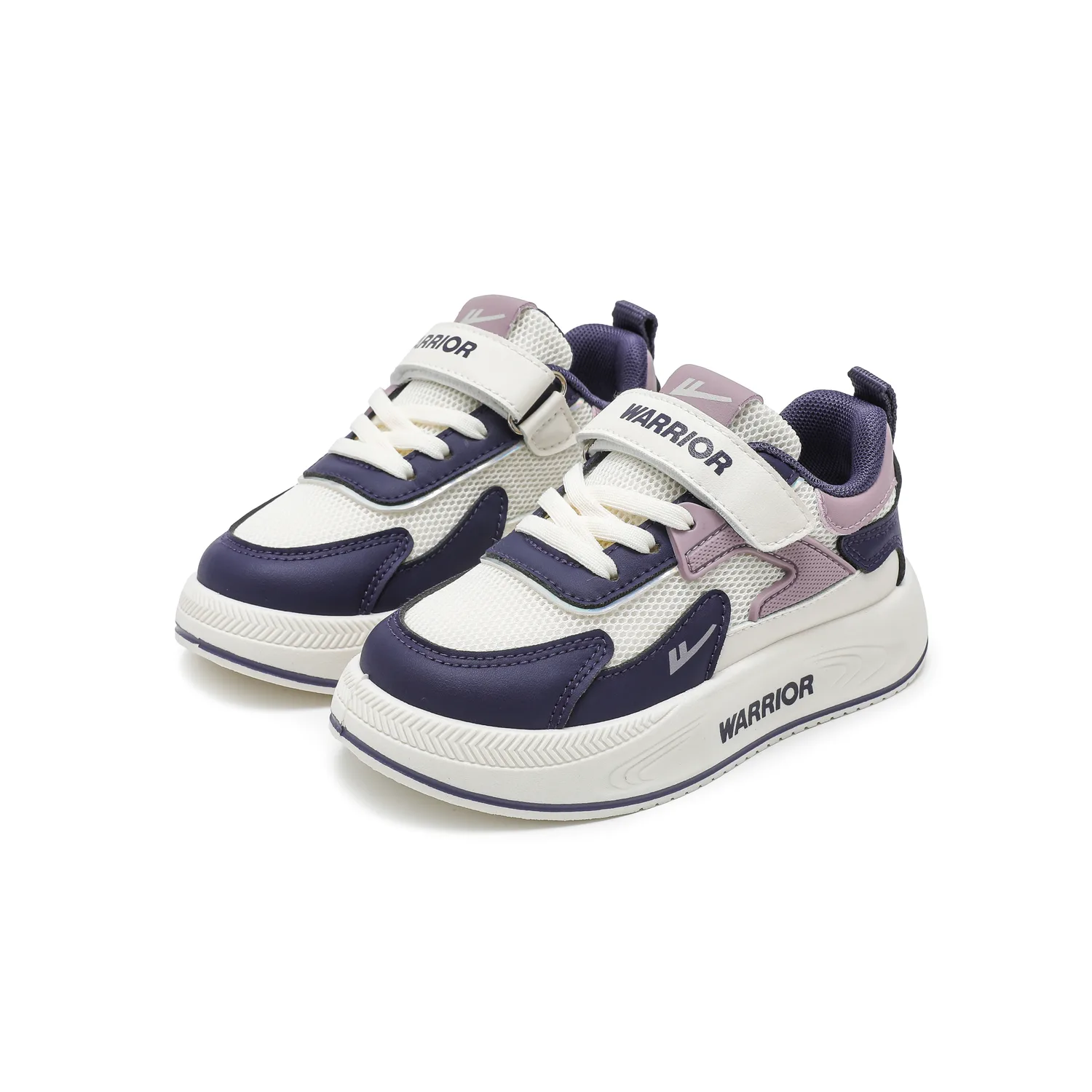 WARRIOR Детские кроссовки Girls' Athletic Shoes из синтетической кожи, легкие, с амортизацией, защитой от ударов, низкие, повседневные — фото 4