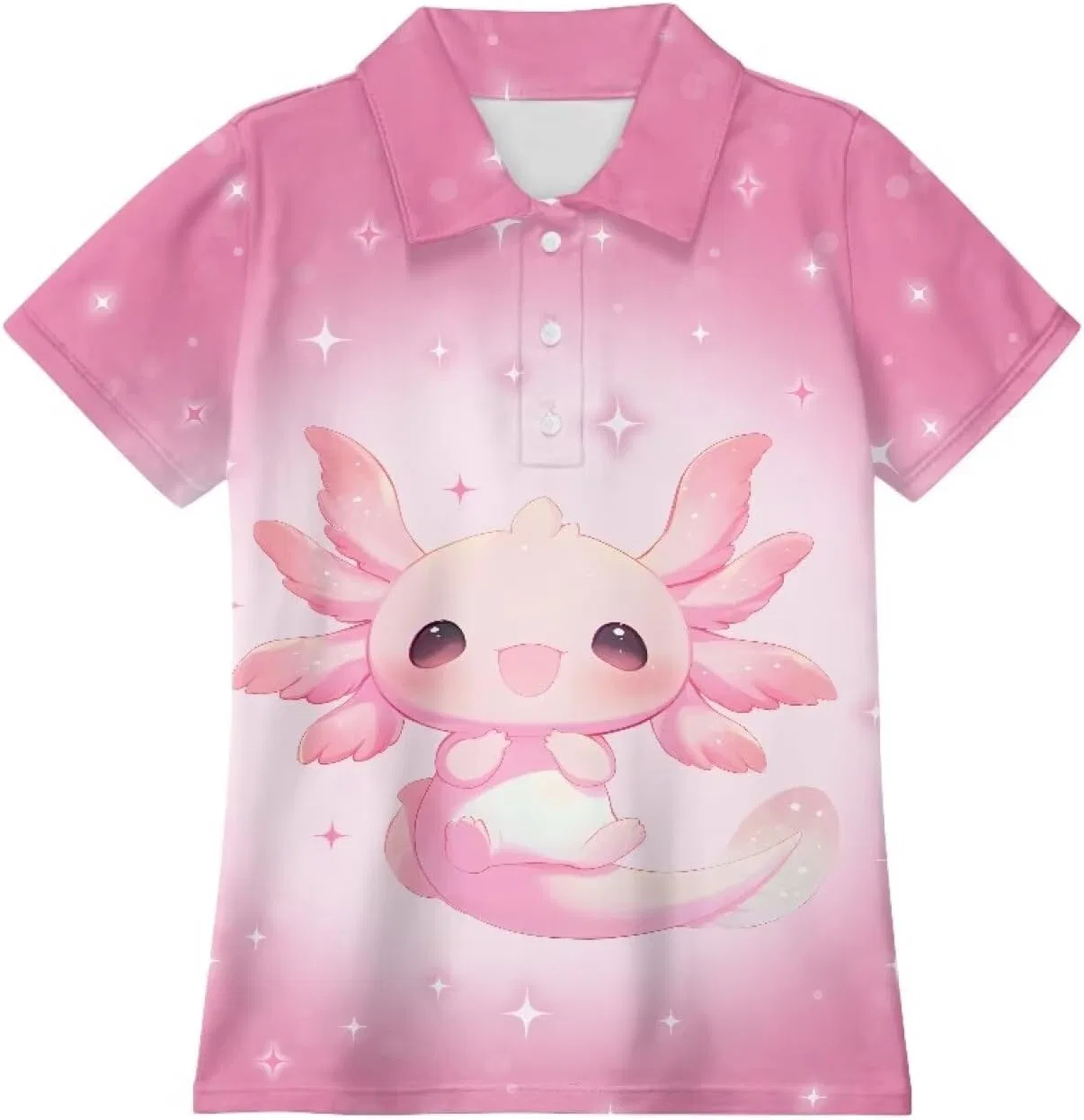 Детское поло для гольфа и тенниса Cndexd, цвет Axolotl, рост 5-14 лет — фото 4