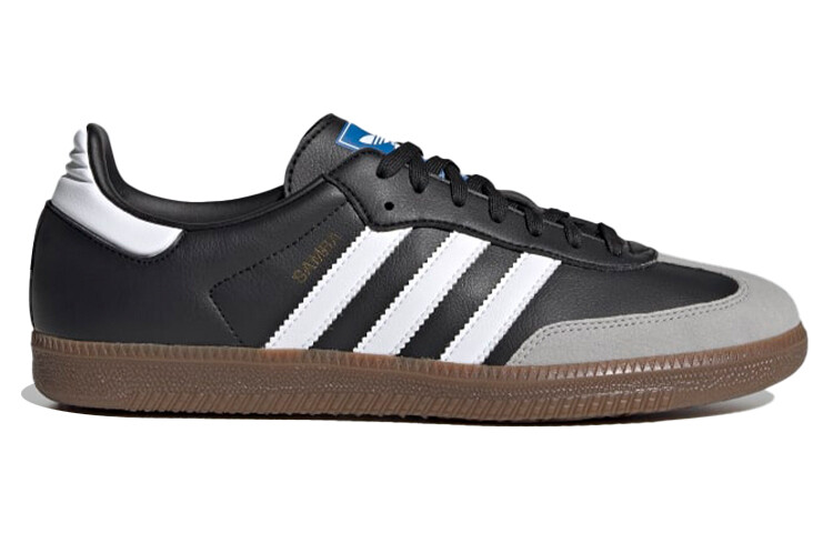 Кроссовки Adidas Samba Vegan Black Gum, черный (размер RU 37,5) — фото 2