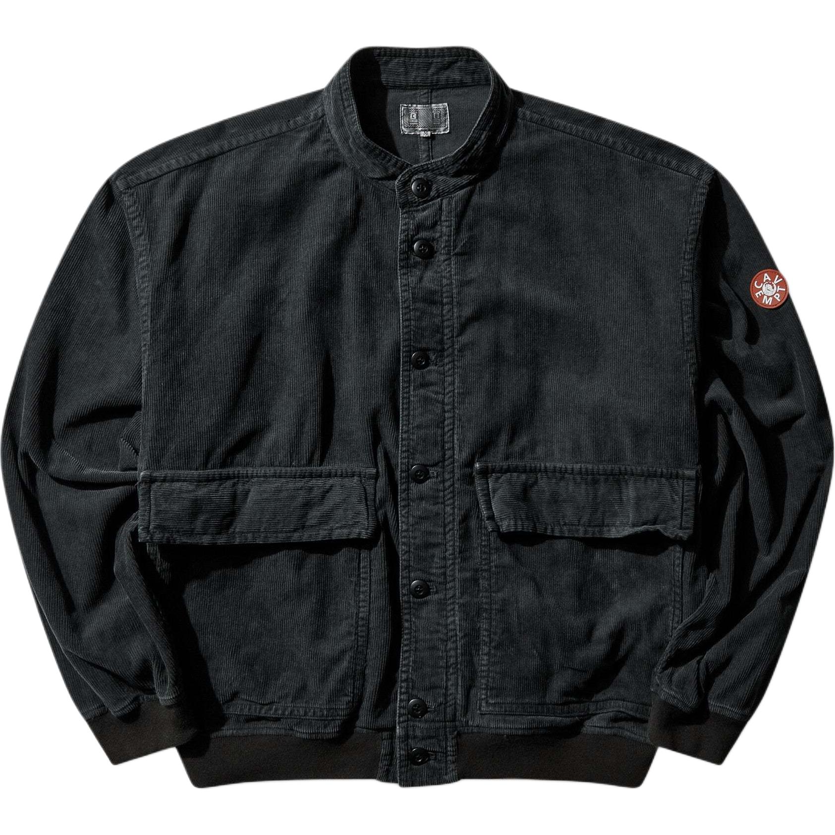 

Мужская куртка на пуговицах из окрашенного вельвета Charcoal Cav Empt, charcoal серый
