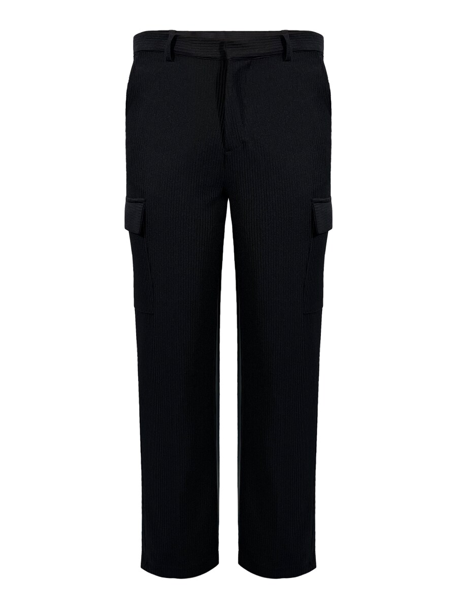 

Свободные брюки-карго SikSilk, Black