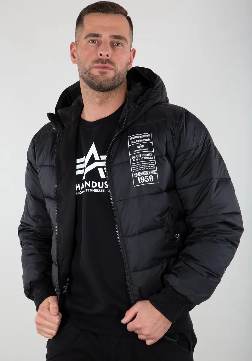 

Зимняя куртка Alpha Industries " Alpha Industries Мужчины - Куртки-бомберы с капюшоном Puffer FD Rev.", черный