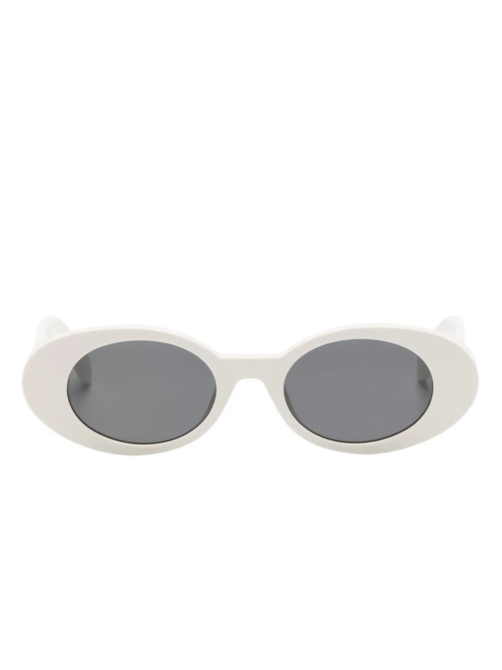 

Солнцезащитные очки Gilroy в овальной оправе Palm Angels Eyewear, белый