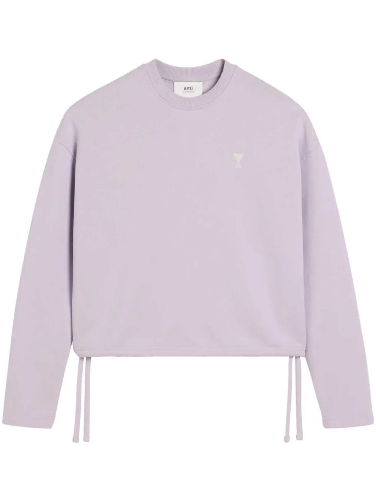 

AMI Paris толстовка с монограммой Ami de Coeur, фиолетовый