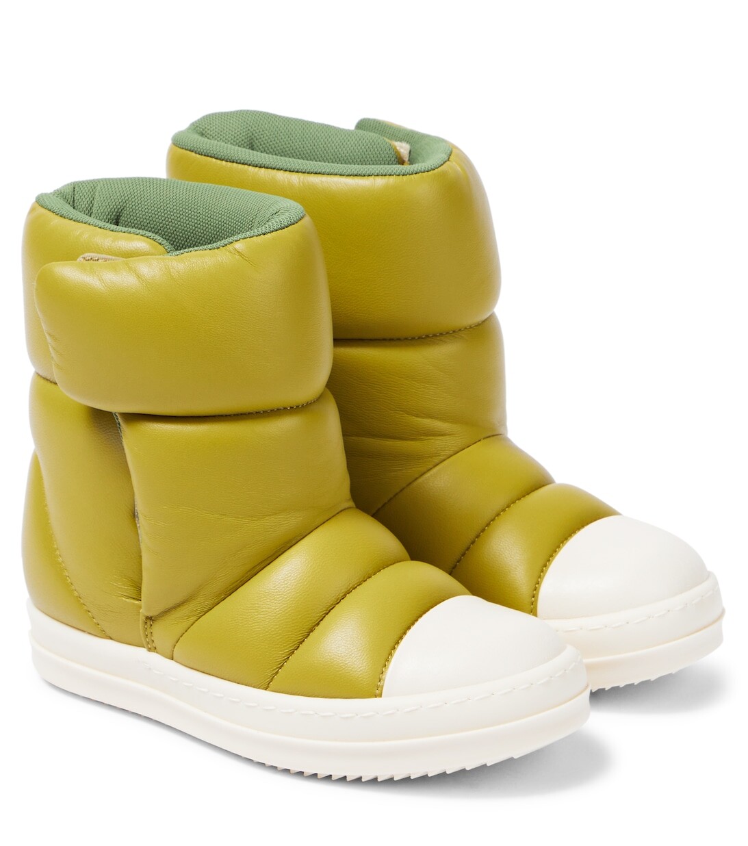

Сапоги из пуховой кожи Rick Owens, белый