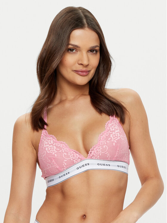 

Бюстгальтер без косточек Guess, розовый