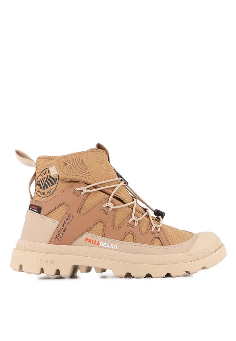 Кроссовки-ботинки высокие, водонепроницаемые, PAMPA LITE WATERPROOF, UNISEX Palladium, коричневый