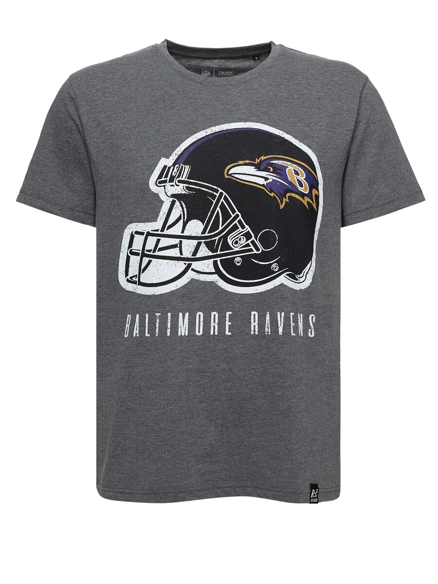 

Рубашка Recovered NFL Ravens Helmet Dark Core, темно-серый