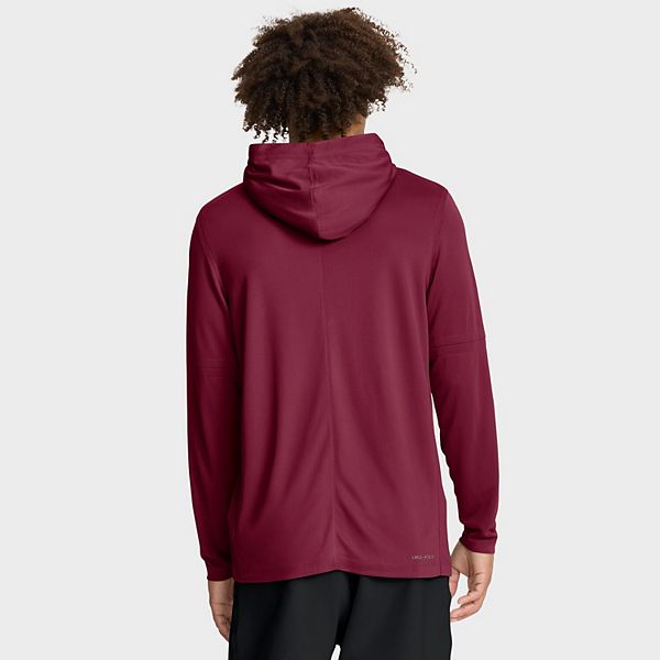 Мужская толстовка с длинным рукавом florida state seminoles 2025 sideline dri-fit Nike — фото 3