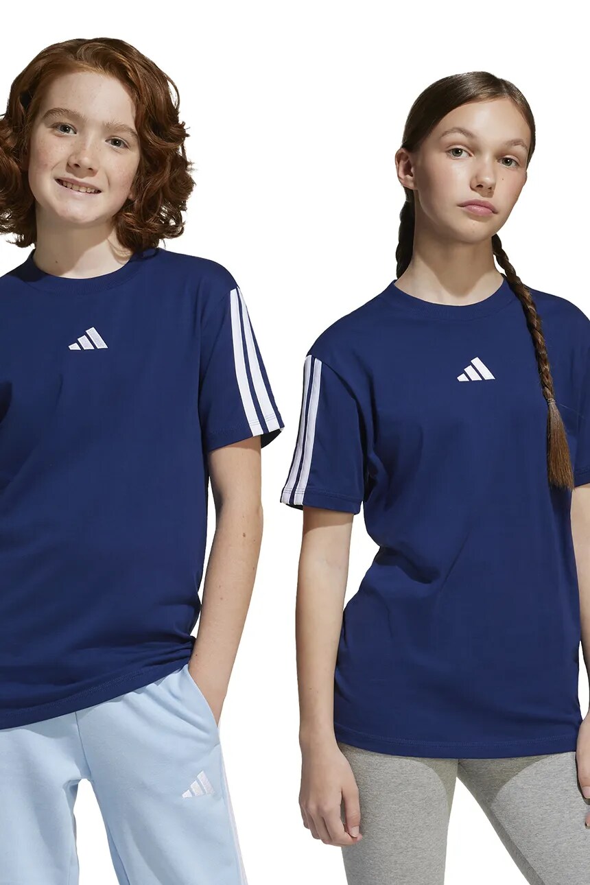 

Футболка детская хлопковая Adidas, темно-синий