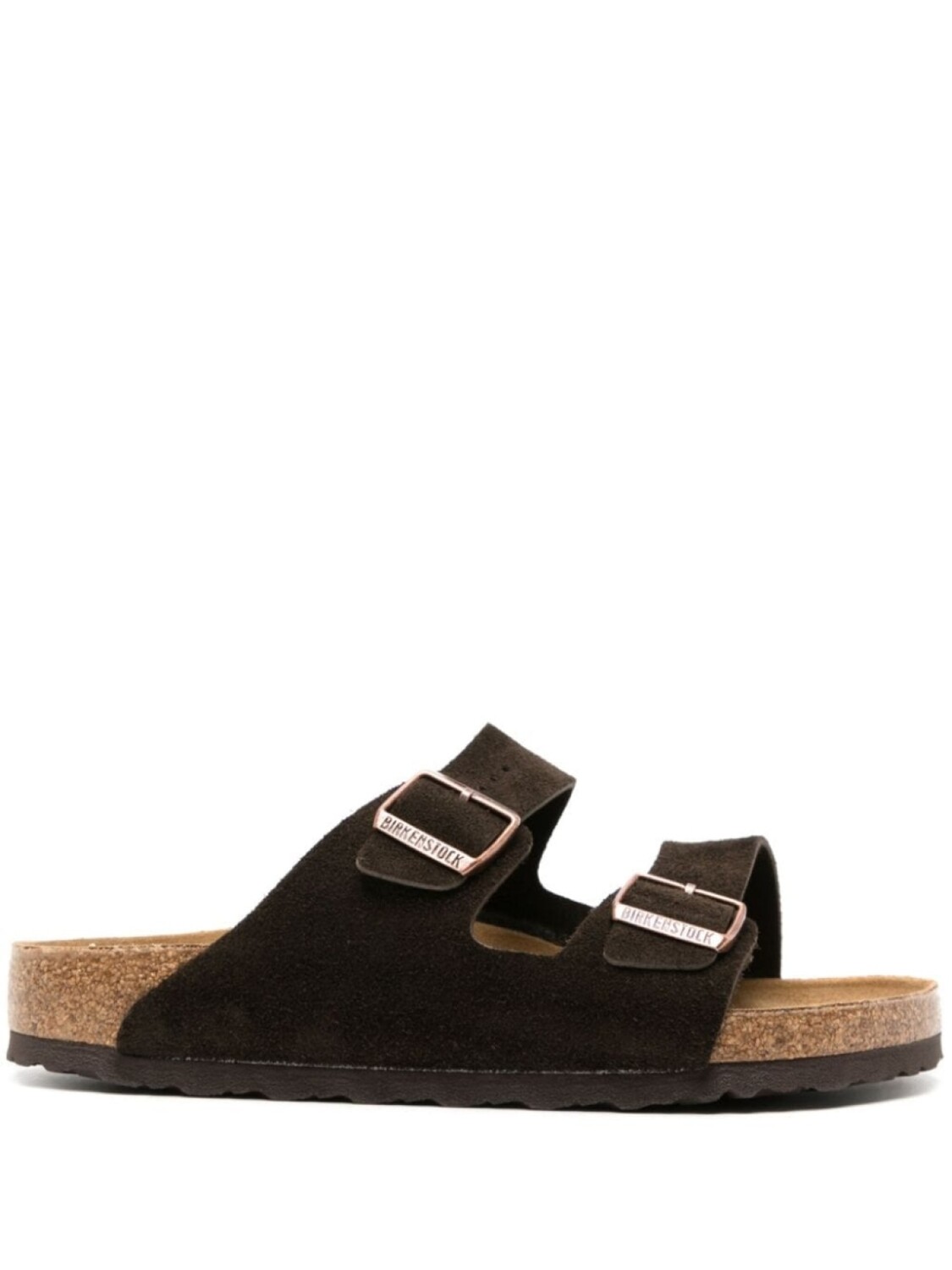 Сандалии Birkenstock Arizona Suede Leather, мокко