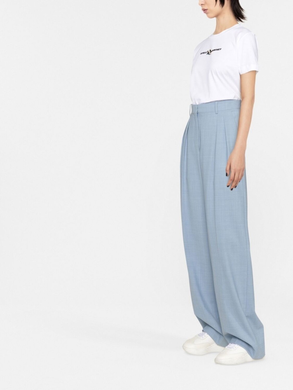 Футболка Stella McCartney 2001 Print Tee, белый — фото 4