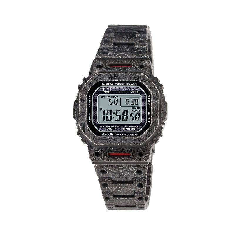 

CASIO Ретрофит серия смарт-часы с солнечным механизмом и металлическим ремешком унисекс серый циферблат