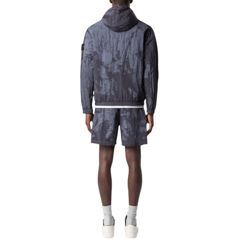 Плавательные шорты с мятой поверхностью Stone Island, charcoal серый — фото 4