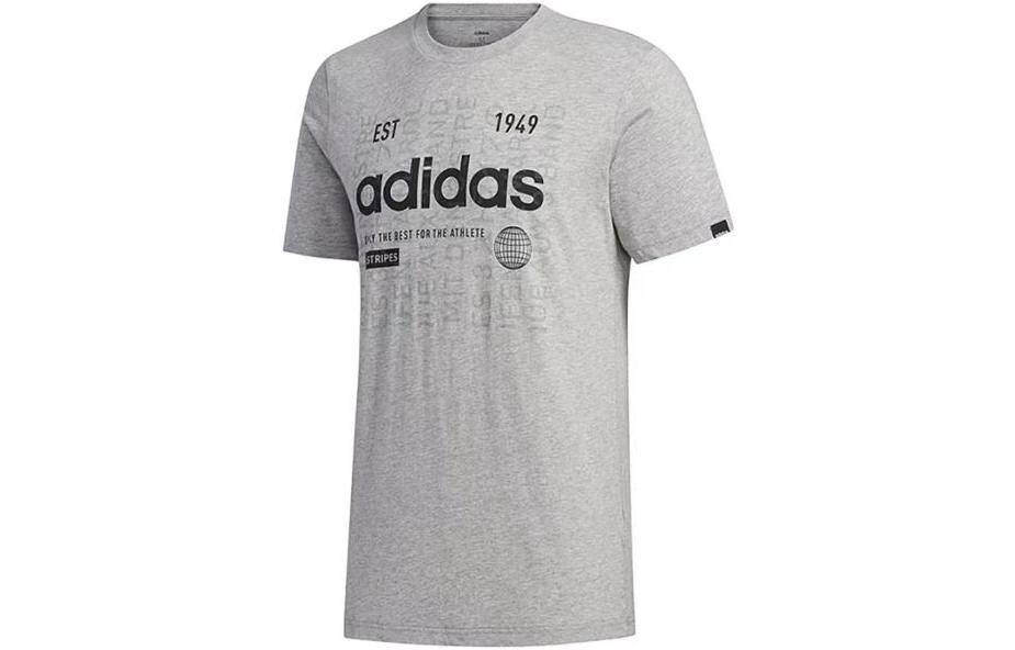 

Футболка мужская серая Adidas, серый