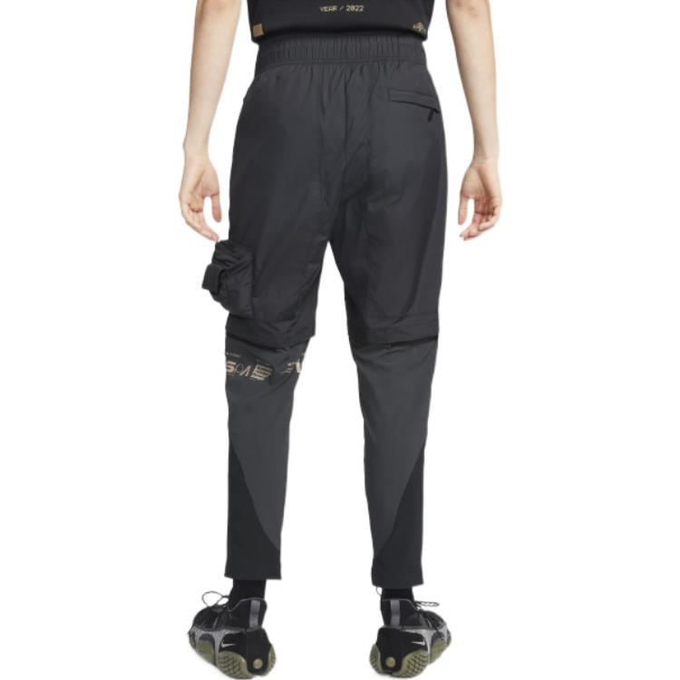 Повседневные брюки Men's Nike ISPA Series Big Pocket Zipper Detachable Pants Casual Long Pants/Trousers Black DD3796-011, черный — фото 3