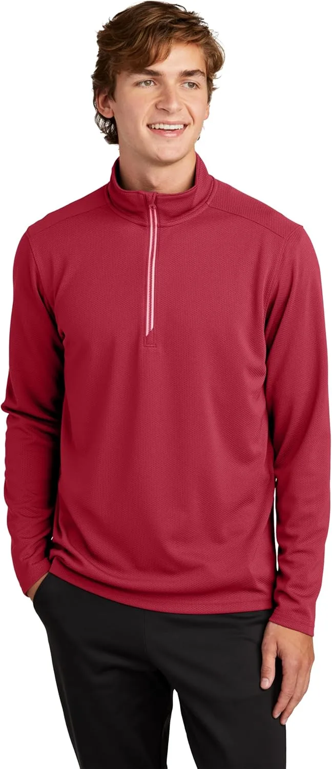 

Текстурированный 1/4-Zip пуловер с вышивкой от Sport-Tek Sport Tek