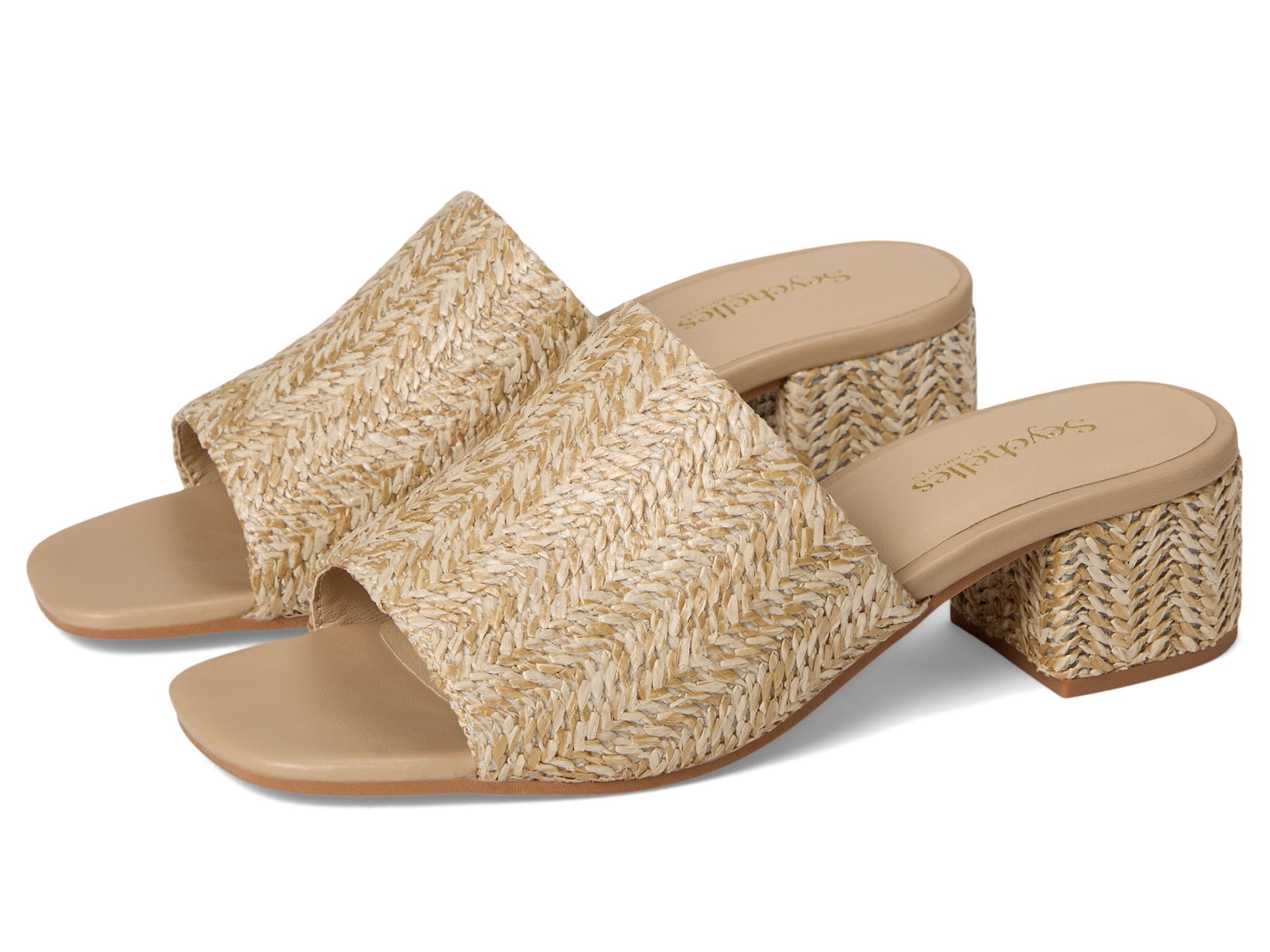 Сандалии Seychelles Pepper Raffia Sandal Slide, цвет Natural