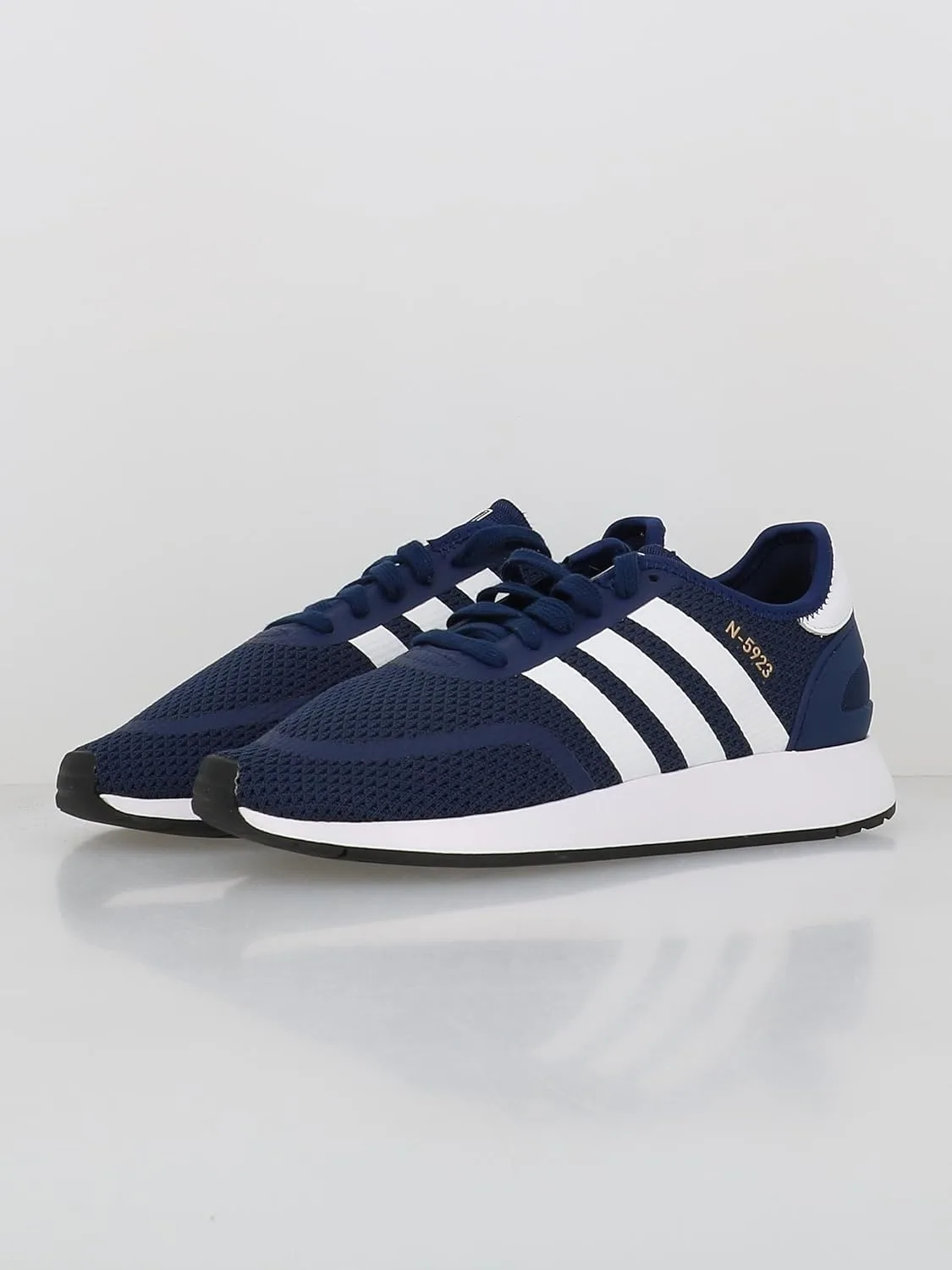 Кроссовки Adidas Unisex N-5923, черный/синий — фото 2