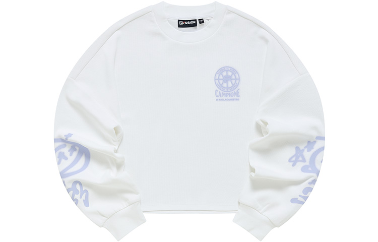 

Свитшот женский стандартный белый FILA FUSION