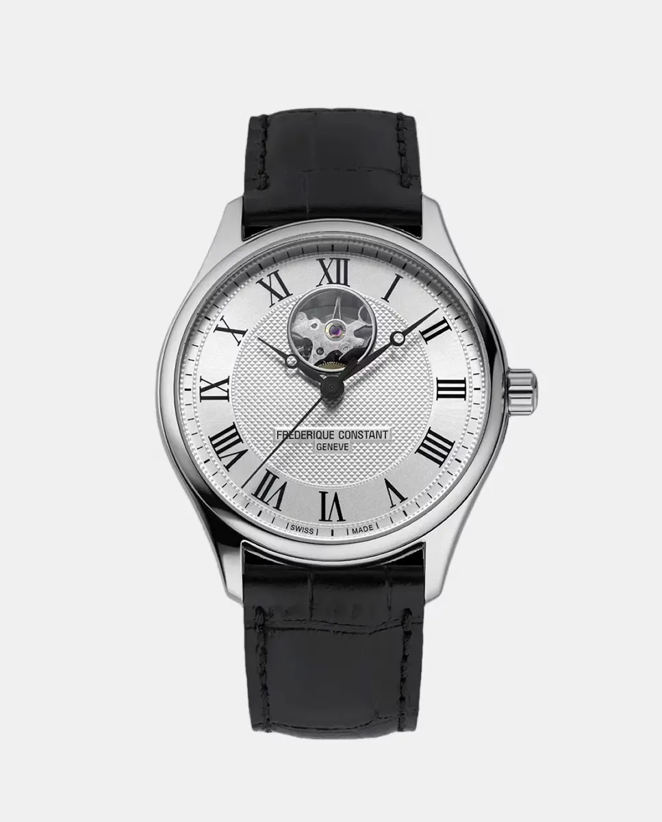

Classics FC-310MC5B6 Автоматические черные кожаные мужские часы Frederique Constant, черный