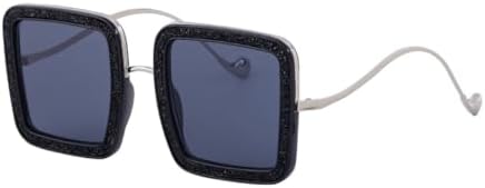 

Крупные солнцезащитные очки с кристаллами для женщин, бриллиантовые солнцезащитные очки, женские солнцезащитные очки с защитой от УФ-излучения UV400 и стразами generic, C1 Black All Gray