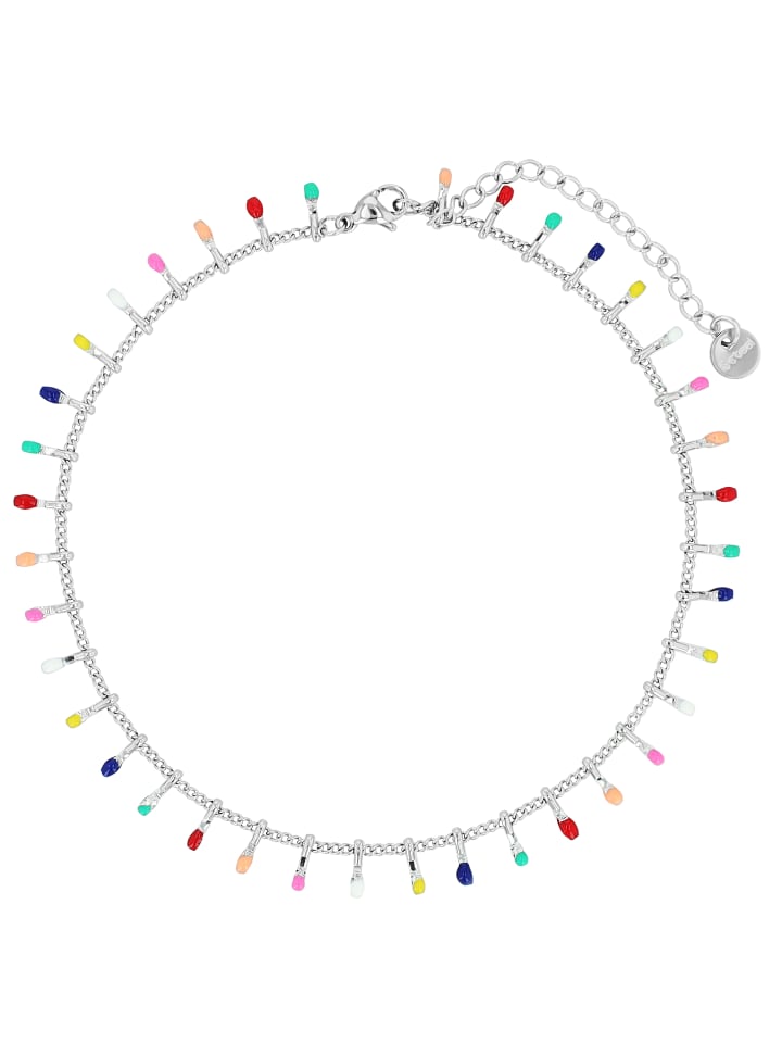 

Adeliás Женский кулон из нержавеющей стали с жемчужиной, серебристый