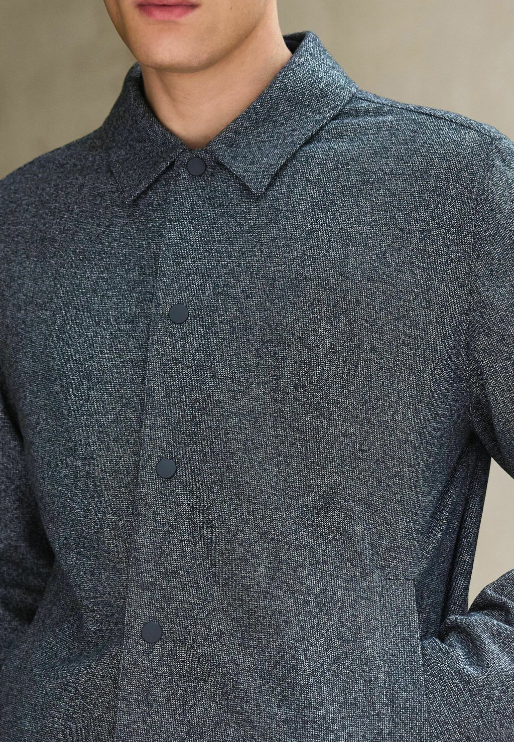 

Летняя куртка SMART TEXTURED REGULAR FIT Next, серый