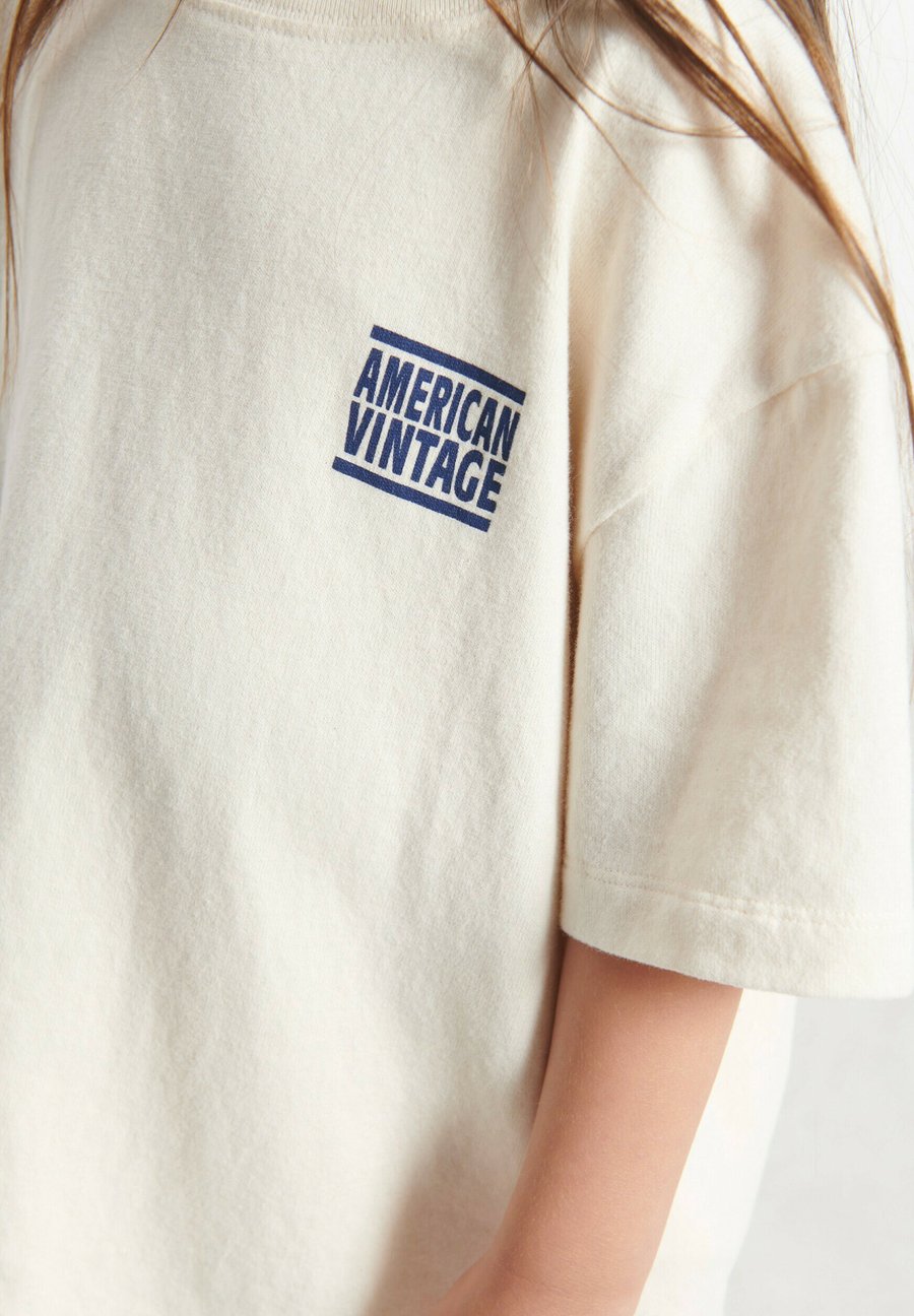 Футболка American Vintage YKOBOW, Ecru/Off-White — фото 4