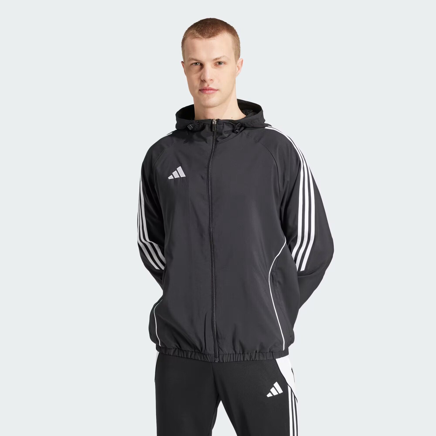 

Ветровка Tiro 24 Adidas, цвет Black/White