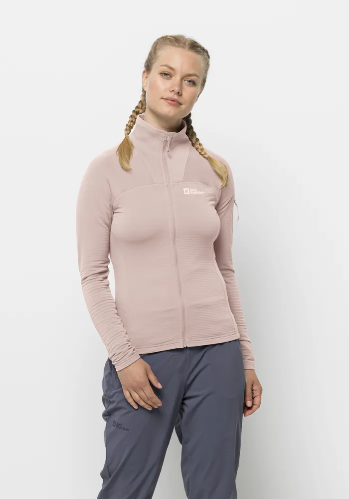 

Флисовая куртка Jack Wolfskin "PRELIGHT FZ W", розовый